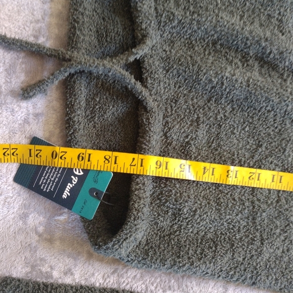 P'tula Women Green Pullover Crop Sweater XS - Picture 7 of 7